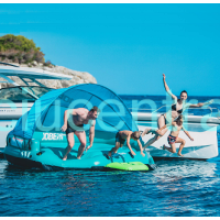 Jobe Retreat plūduriuojantis vandens atrakcionas Jobe Retreat plūduriuojantis vandens atrakcionas